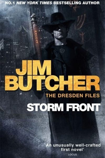 Storm Front by Jim Butcher, book cover