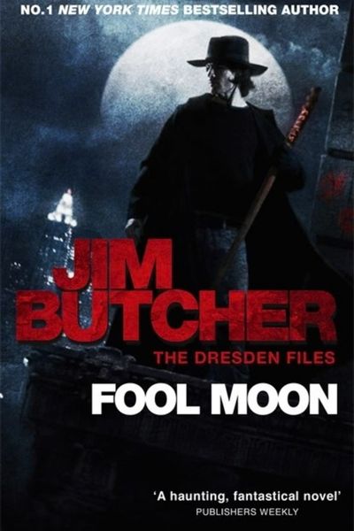 Fool Moon by Jim Butcher, book cover