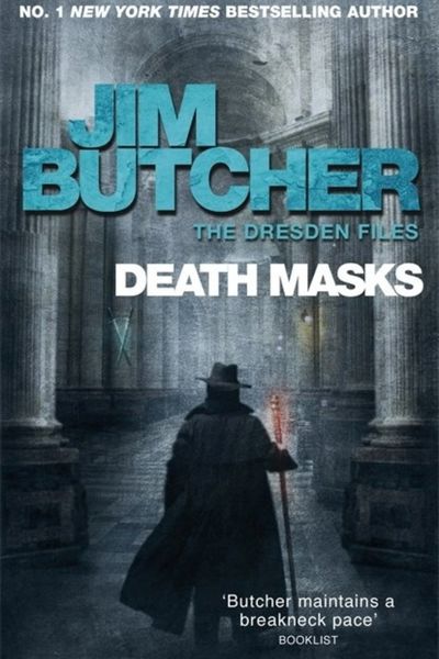 Death Masks by Jim Butcher, book cover
