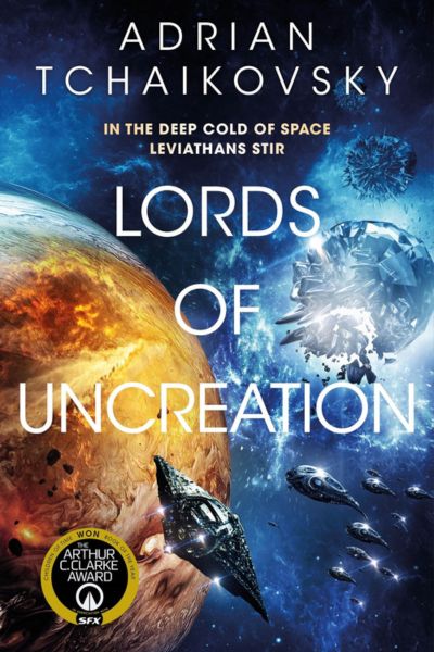 Lords of Uncreation by Adrian Tchaikovsky, book cover