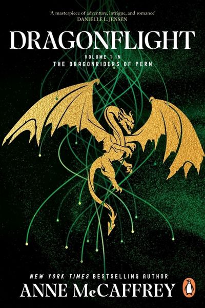 Dragonflight by Anne McCaffrey, book cover