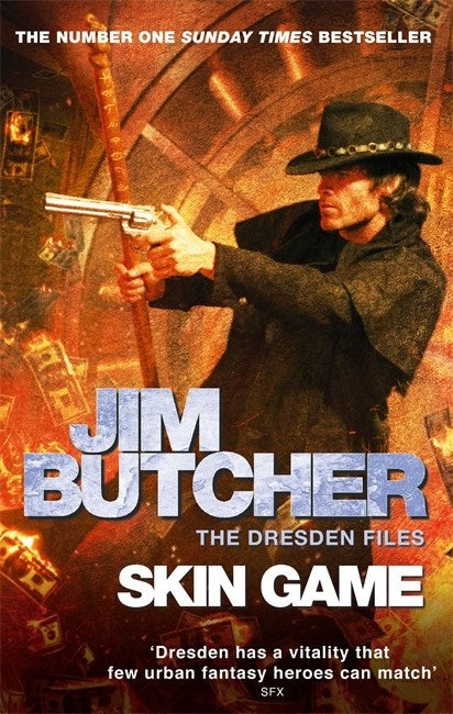 Book cover of Skin Game by Jim Butcher