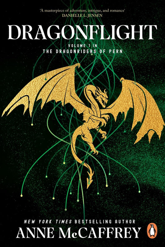 Book cover of Dragonflight by Anne McCaffrey