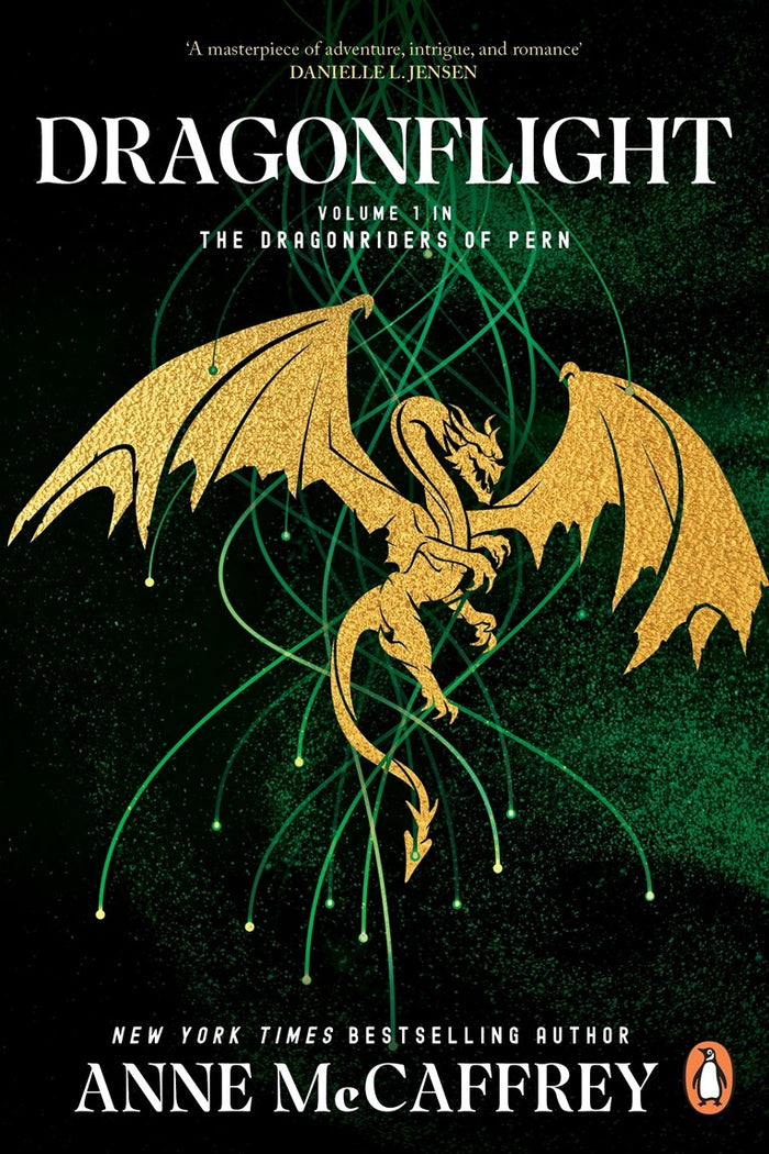 Book cover of Dragonflight by Anne McCaffrey