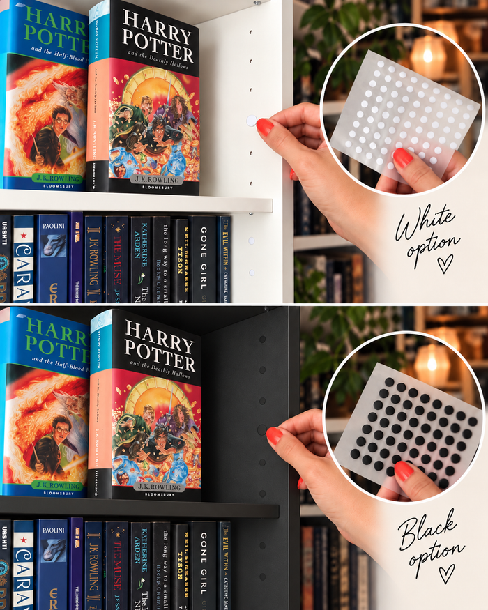 Bookcase Hole Cover Stickers