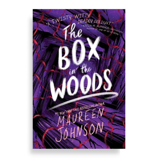 The box in the woods book cover A Novel Place Bookshop